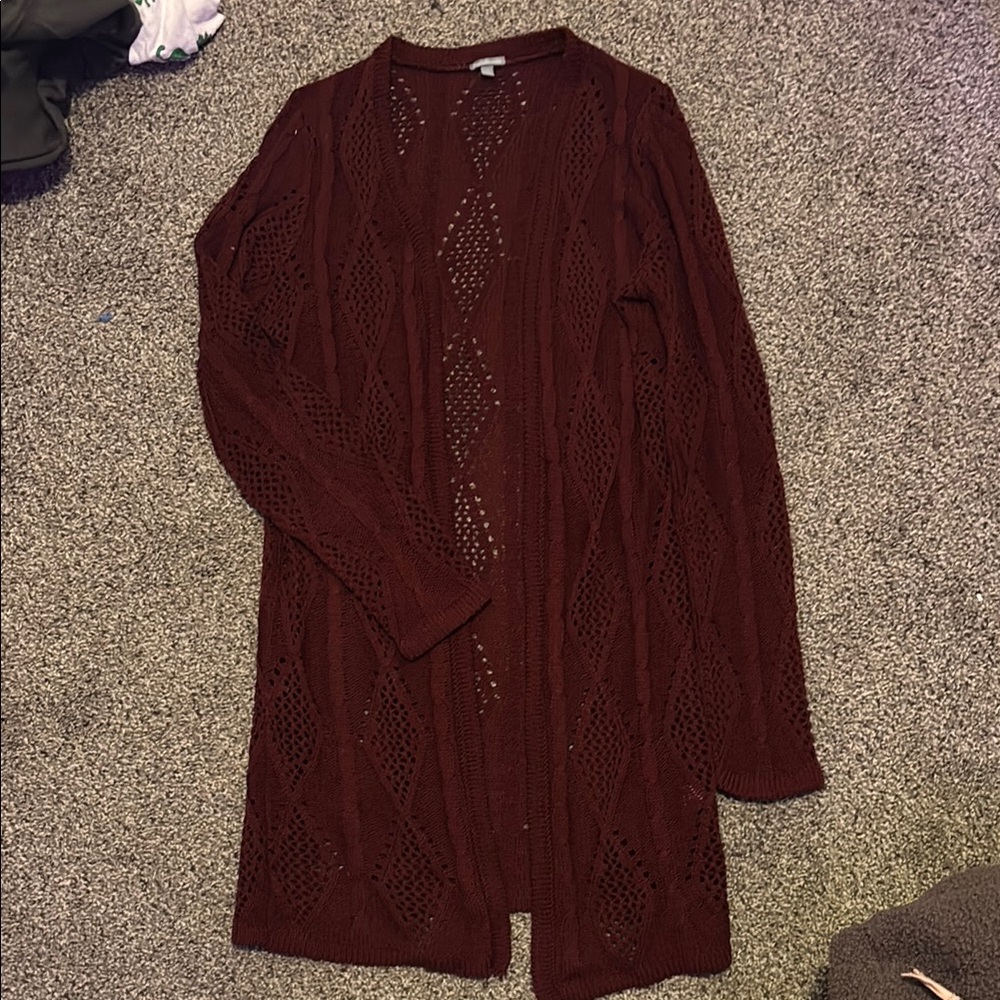Charlotte Russe Brown Cardigan Sweater